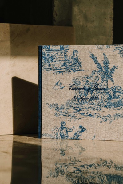 Carmen & Javier · Toile azul
